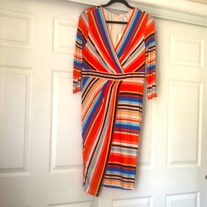 NWT Faux wrap dress
